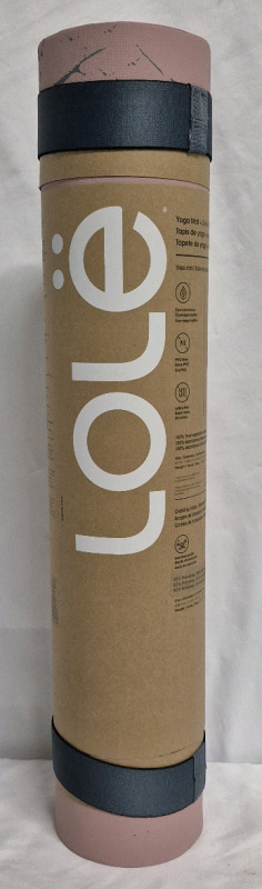 New LOLE Yoga Mat + 2-in-1 Strap 24 by 71"