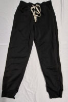 New Men's Size Small Black Track Pants - Drawstring Waist