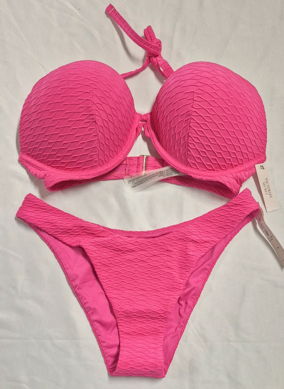 New Size Small / 34D | VICTORIA'S SECRET Bombshell Push-Up 2-Piece Bikini Set | Over $100 Retail Value