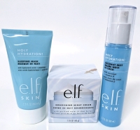 New E.L.F. | Holy Hydration Sleeping Mask (80ml) & Coconut Mist (80ml), Nourishing Night Cream (50g)