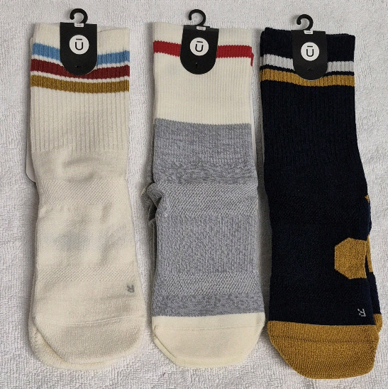 3 New Outway Adult Socks Shoe Size M4-7 & W5-8.5