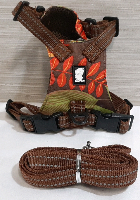 New Doton Dog Harness and Fabric Leash for Very Small Dogs