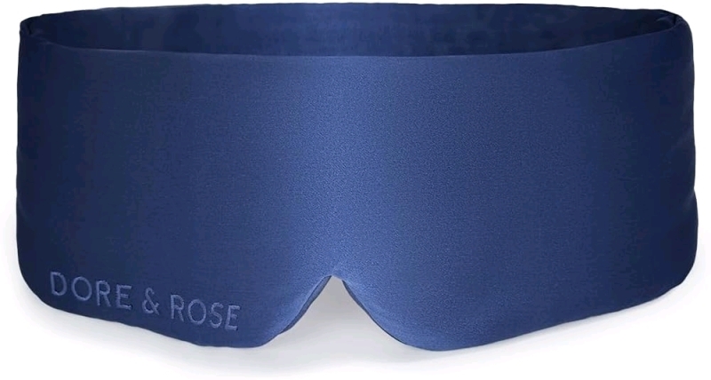 New DORE & ROSE 23 Momme Mulberry Silk Light Blocking Deep Sleep Mask | Retails for Over $50!