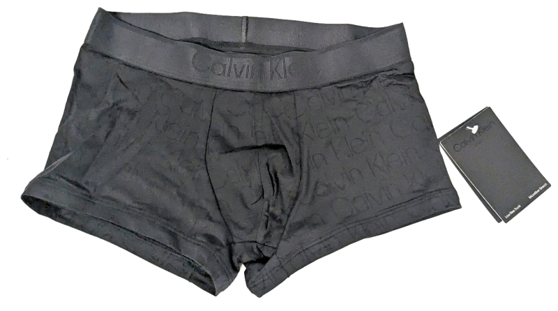 New Size Small | CALVIN KLEIN Microfibre Stretch Low Rise Trunk with Repeated Logo