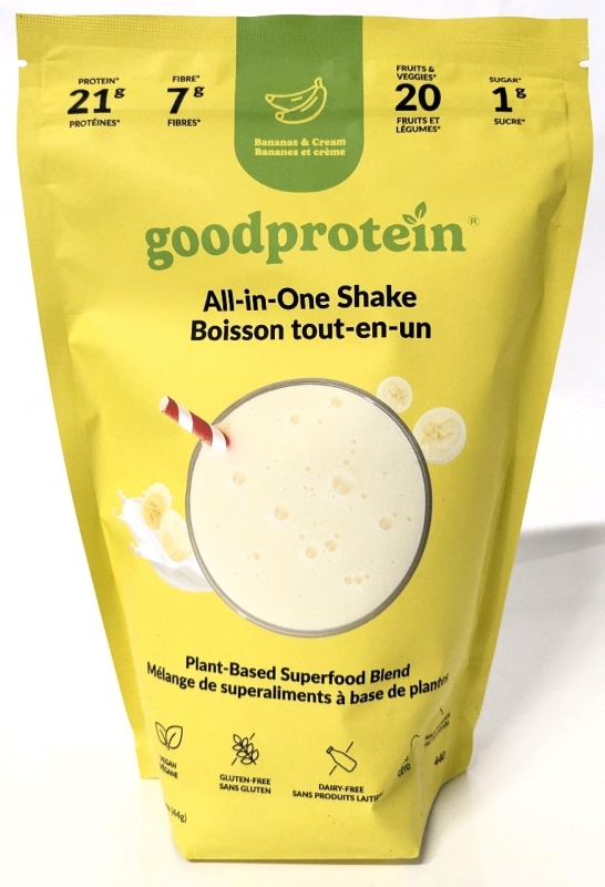 New GoodProtein All-in-One Shake : Bananas & Cream | 440g | EXP 11/2025