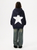 New Size Medium | AELFRIC EDEN Star Print Color Contrast Hoodie | Retails for $89.85! - 2