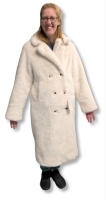 Luxurious New Size Large | Classic Faux "Environmentally Friendly Fur" Coat | INCREDIBLY SOFT!