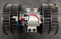 New: HVAC Blower Motor - Unsure of Make/Model/Voltage etc - Measures 8 3/4" Across x 6" Diameter