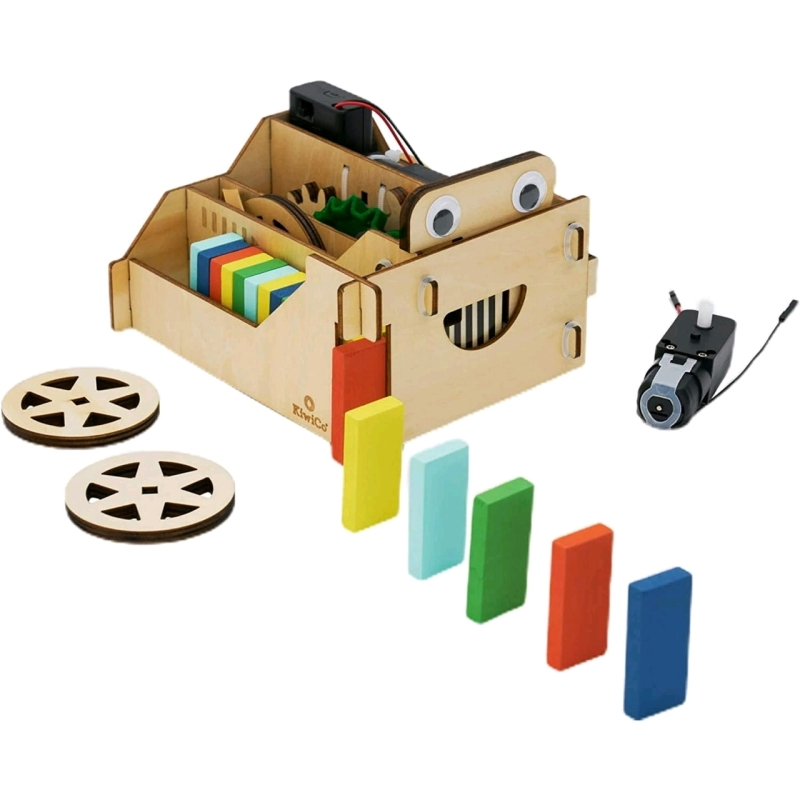 New: Kids KiwiCo - Make it Yourself Domino Machine - Retails for Over 100$