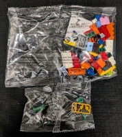 New: Building Bricks With Duck Figurine - Sealed Packages