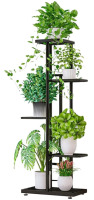 New | 5 Tier Metal Plant Stand | Holds 6 Pots