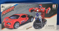 New | Deform Robot Bugatti Style Toy Car