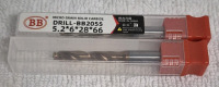 2 New BB Drill Bits - BB2055 5.2*6*28*66 Micro Grain Solid Carbide