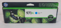 New - HP 971XL CYAN Printer Ink for HP OfficeJet Pro Printer . Retail $200+