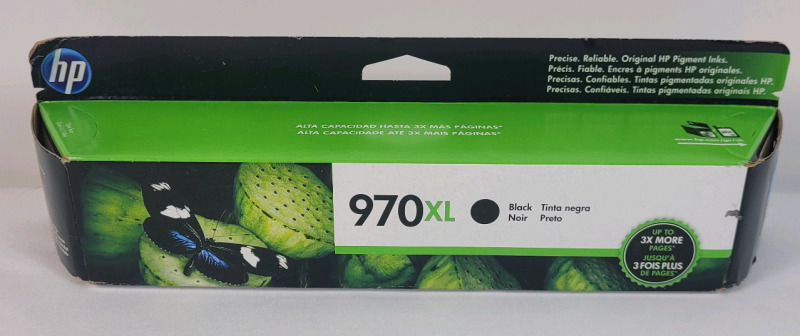 New - HP 970XL BLACK Printer Ink for HP OfficeJet Pro Printer . Retail $200+