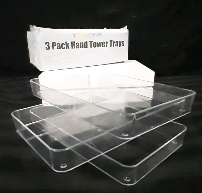 NEW 3 Pack of Hand Tower Trays