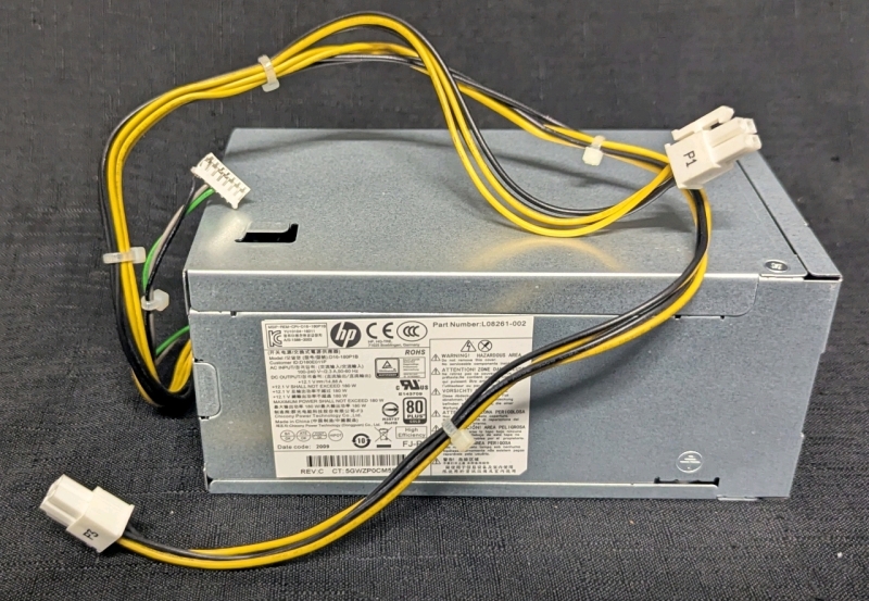 HP Power Supply For HP Pavilion 590 Desktop - 180W, 80 Plus Gold