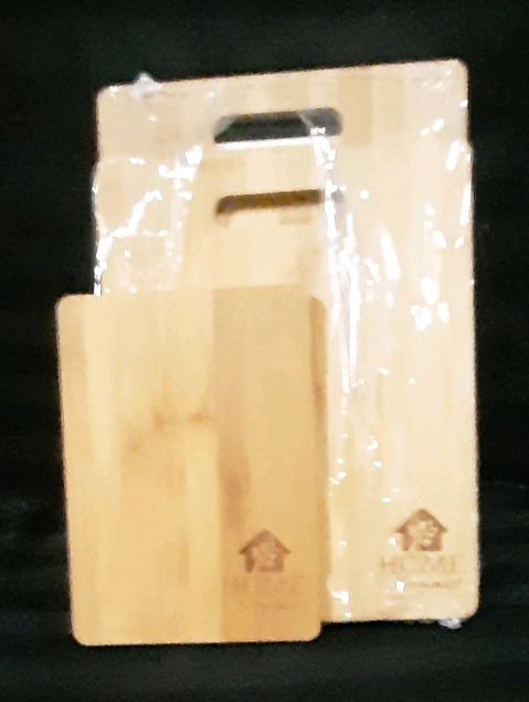 NEW 3 Home Organics Bamboo Cutting Boards