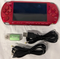 Sony PSP, With Memory Card, USB Stick & USB Charge Cables. Powers On.