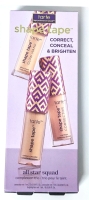 New TARTE Shape Tape : All Star Squad Complexion Trio (29N Light-Med, Peach & Alight) | 1ml ea