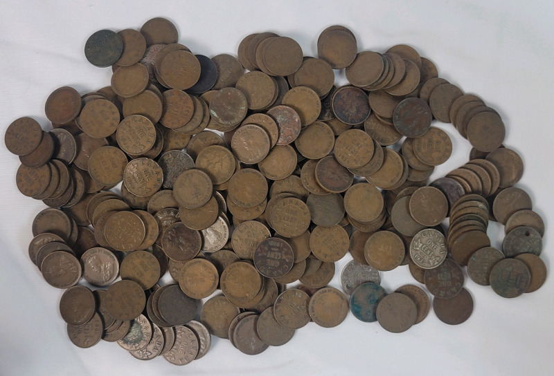 1920 - 1936 Canadian King George V Penny Lot . Various Years & Condition