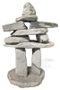 Fantastic Cement Inukshuk | 18.5" Tall - 2