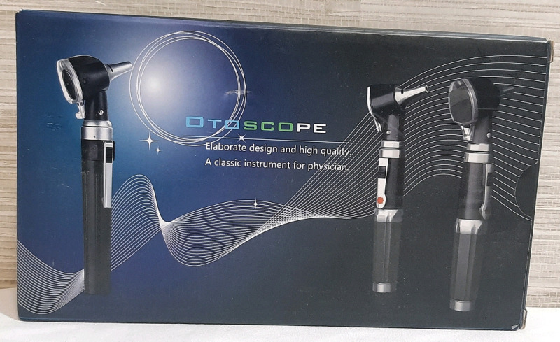 New Physicians Otoscope, HD-OT10G Model, Comes with Storage Case and 8 Ear Tips