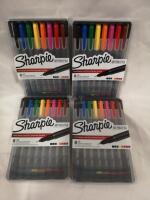 4 New 8 Packs of Sharpie Art Pen / Stylos in Cases