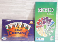 2 New Sealed Playing Card Games, Including Five Crowns & Skyjo Card Game