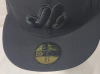 New - MLB Baseball Montreal Expos All-Black 59Fifty Copperstown Collection Cap , Size 7⅜ . - 2