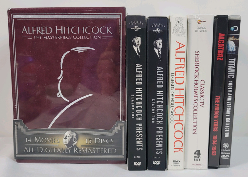 Alfred Hitchcock & Sherlock Holmes (Ronald Howard) DVD Collection .