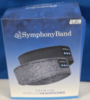 New | Symphony Band Sleep Headphones | 5.2 Bluetooth Sleep Mask w/ Music and Ultra Thin Speakers