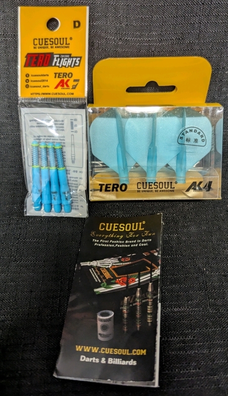 New: Cuesoul Dart Shafts and Wings - AK4 Dart Wings, AK7 Dart Shafts