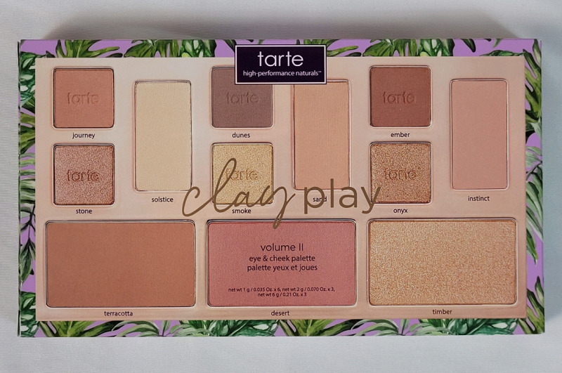 New - Tarte Clay Play Vol. 2 Eye & Cheek Palette .