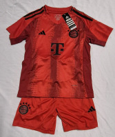 New Kids sz 24 (5-6yrs) ADIDAS Bayern Munich Home Jersey & Shorts Slim Fit