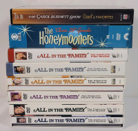 All in the Family DVD Seasons 1-6 , The Carol Burnett Show " Carol's Favorites " DVD & The Honeymooners " Classic 39 " Episodes DVD .