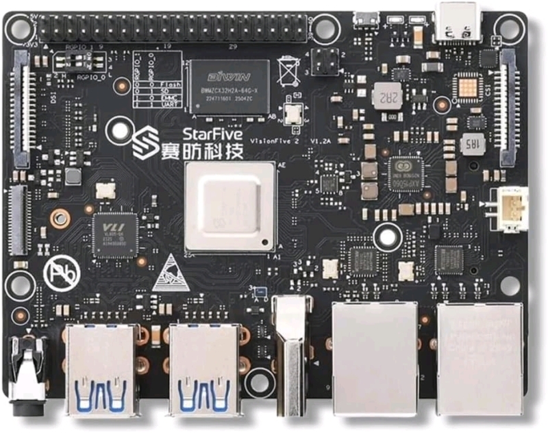 New StarFive VISIONFIVE2 4GB RISC-V Single Board Computer, StarFive JH7110 Processor with Integrated 3D GPU, 4GB Memory Kilomega, Without WiFi Module | Retails for Over $200!