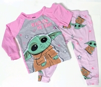 New Kids Size 2T | STAR WARS Grogu Baby Yoda "Reach for the Stars" Longsleeve Top & Pajama Pants Set