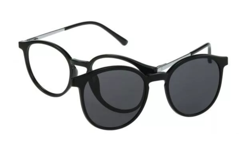 New FIRMOO Prescription Glasses with Polarised Clip-On Magnetic Sunglass Lenses &bull; TH2186 50□19-143 C1 | Retails for Over $50