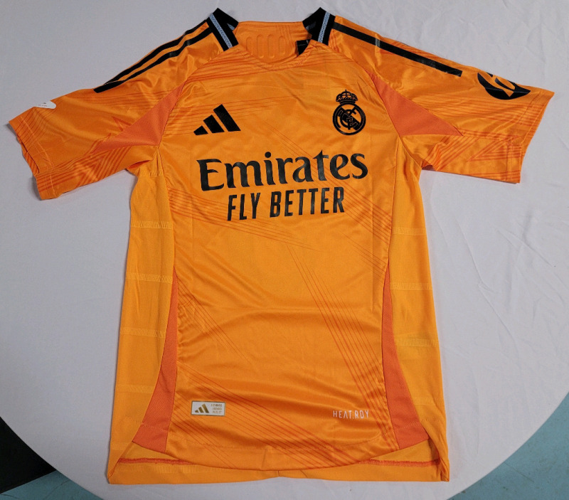 New - Real Madrid MBAPP&Eacute; Soccer Away Jersey , Size Small