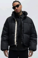 New Size XL Nova Men's Norton Cropped Puffer Coat - Black Retails for $88