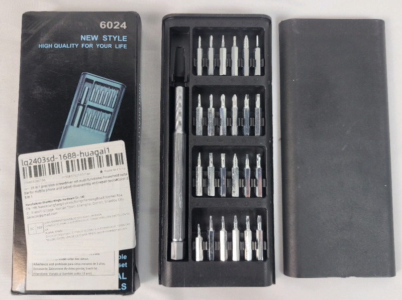 New - 25-in-1 Precision Screwdriver Set