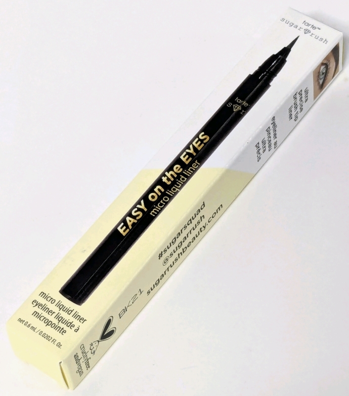 New TARTE Sugar Rush : Easy on the Eyes Micro Liquid Liner &bull; Black, 0.6ml