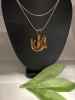 Murano / Dichioic / Hand Blown / Lampwork 5 Glass Pendants Two Are Dolphins Chain Included - 3