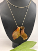 Murano / Dichioic / Hand Blown / Lampwork 5 Glass Pendants Two Are Dolphins Chain Included - 4