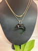 Murano / Dichioic / Hand Blown / Lampwork 5 Glass Pendants Two Are Dolphins Chain Included - 6