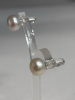New 925 Sterling Silver Baroque Pearl Stud Earrings - 3