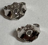 New 925 Sterling Silver Baroque Pearl Stud Earrings - 4