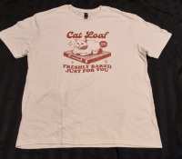 New Size XL Graphic Cat Loaf T-Shirt