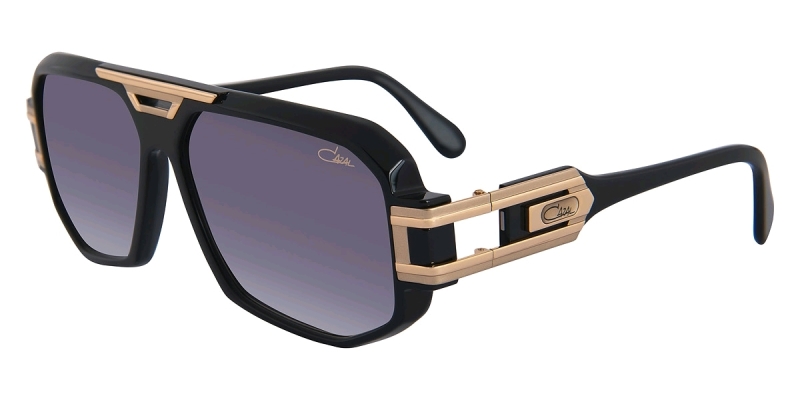WOW! New CAZAL 675 001 60 - Black-Gold Non-Prescription Sunglasses | Retails for Over $600!!